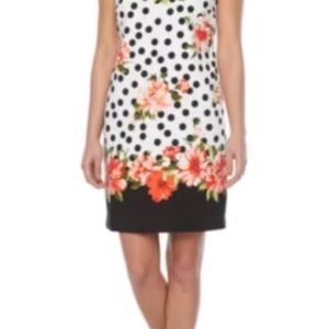 Alyx Black and White Floral Mini Dress